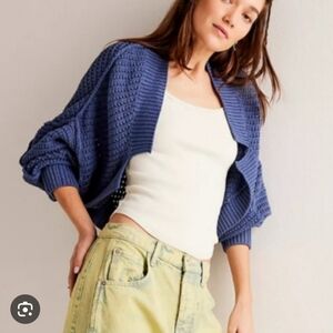 NWOT FP Organic Cotton Cardigan